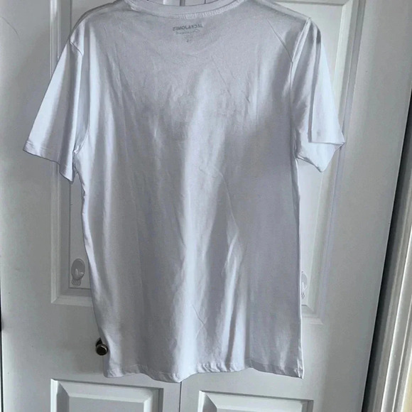 Jack & Jones Men tee shirt ,Large  .white ,graphic ,short sleeve NWT - Picture 9 of 10